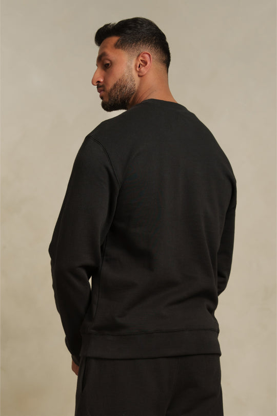 The Black Crew Neck Sweat