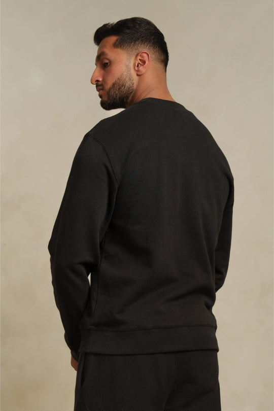 The Black Crew Neck Sweat