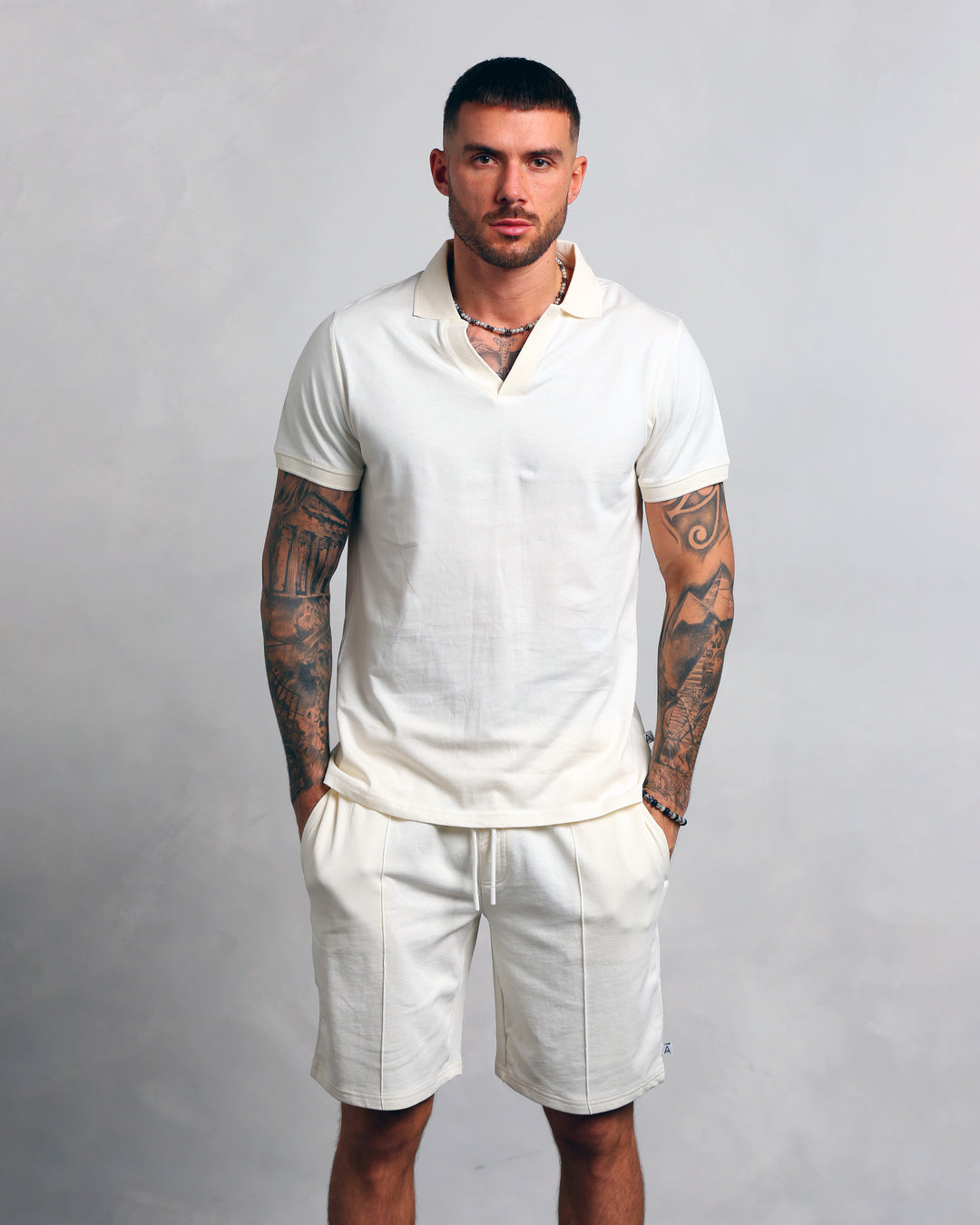 Men's White Short's (Carl)