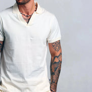 Men's White Polo (Carl)