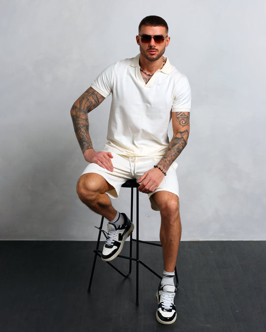 Men's White Short's (Carl)