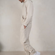 Mens Brushed Joggers - Cream, Mens Joggers