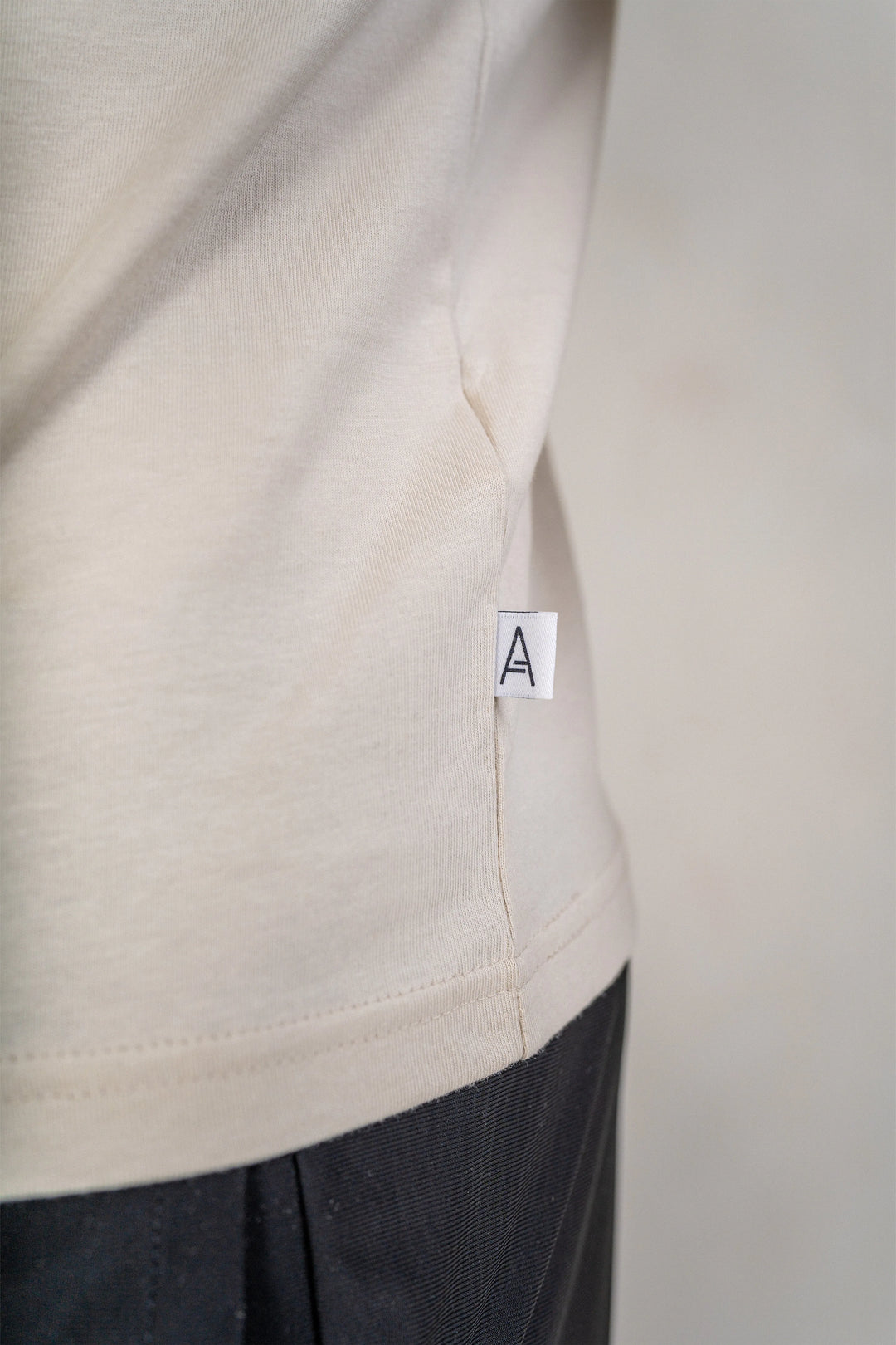 Men's Pocket T-Shirt - Cream, Mens T-Shirt