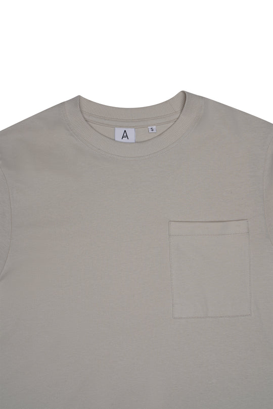 Studio A Clothing - Men's Pocket T-Shirt - Cream