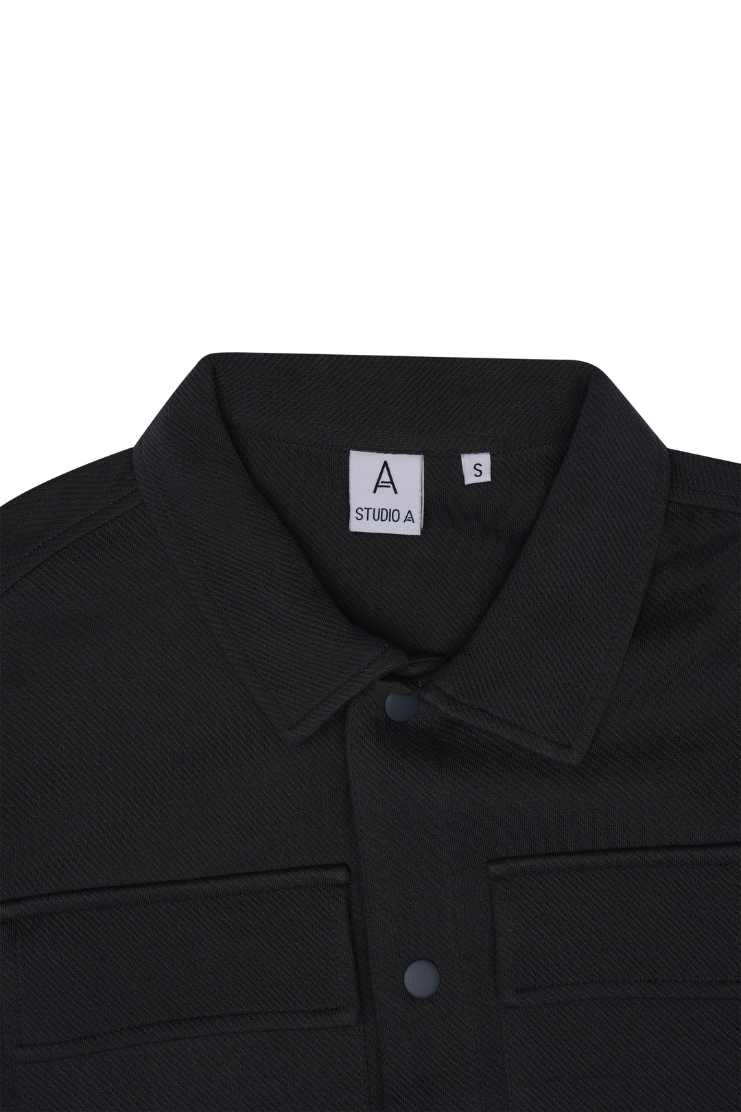 Mens Jersey Twill Shaket - Black