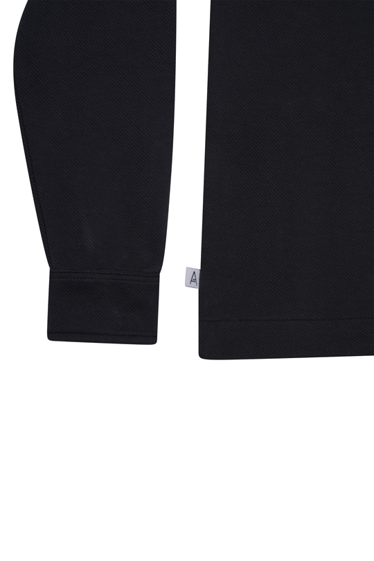 Mens Jersey Twill Shaket - Black