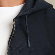 The Navy Zip-Through Hoodie