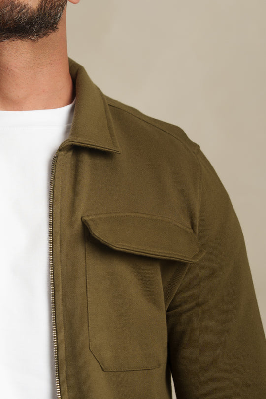 The Utility Zip-Through Shacket