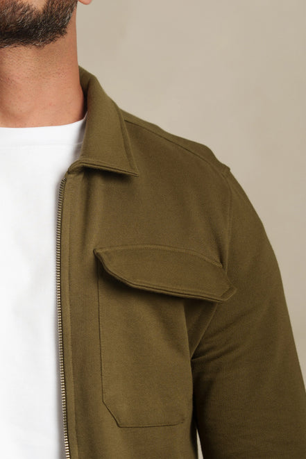 The Utility Zip-Through Shacket