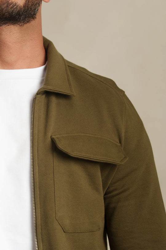 The Utility Zip-Through Shacket