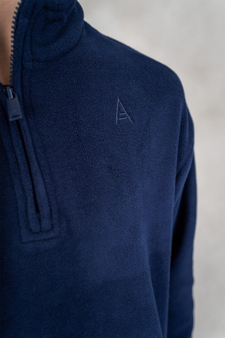 Boys LS Fleece - Navy, Mens Jacket