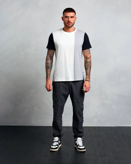 Studio A Clothing - Men's Interlock Panel T-Shirt (Dwain)