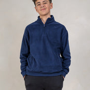 Boys LS Fleece - Navy, Mens Jacket