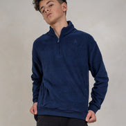 Boys LS Fleece - Navy, Mens Jacket