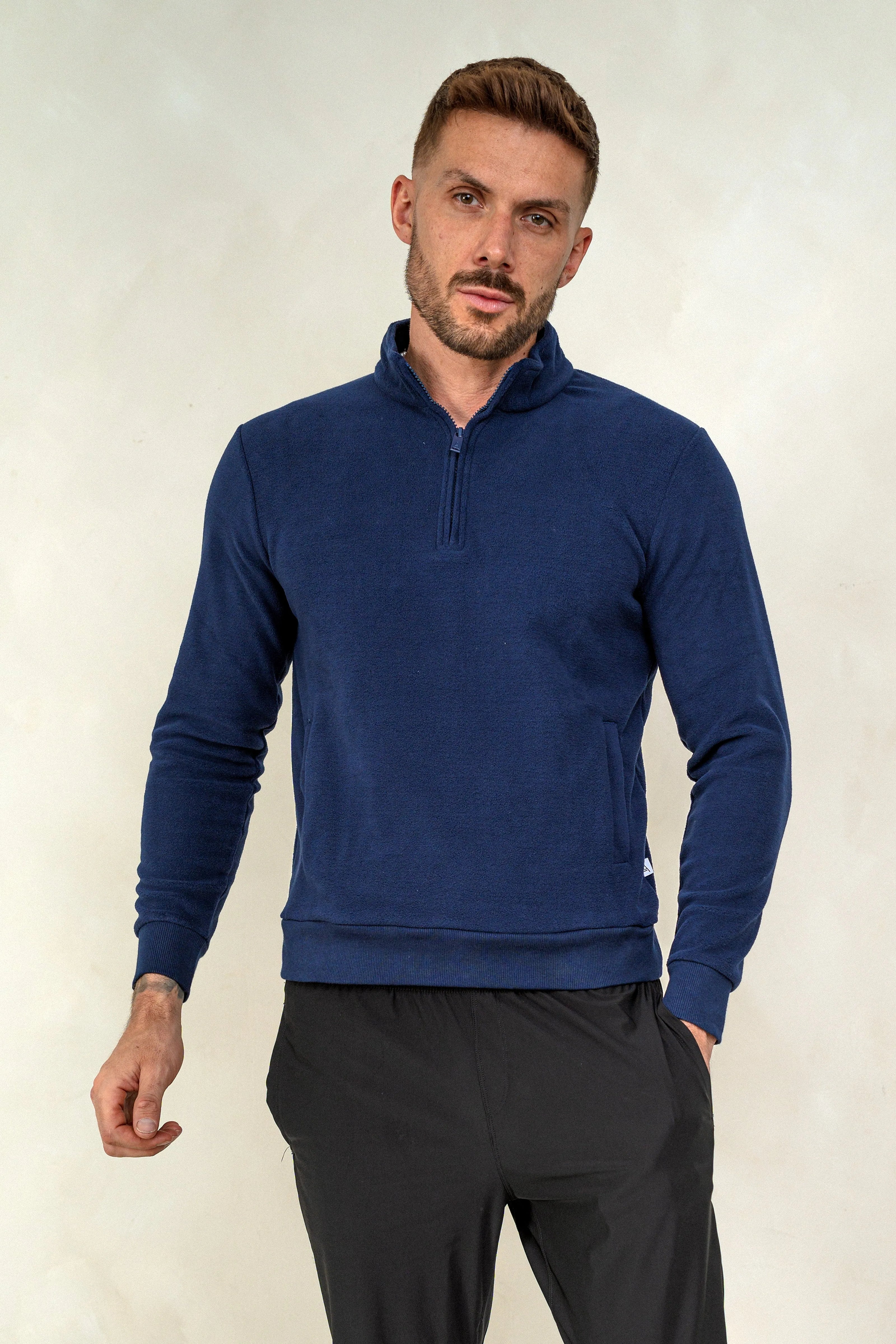 Mens Fleece - Navy, Boys Fleece Top
