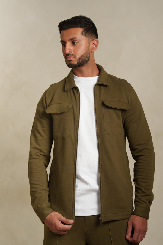 The Utility Zip-Through Shacket