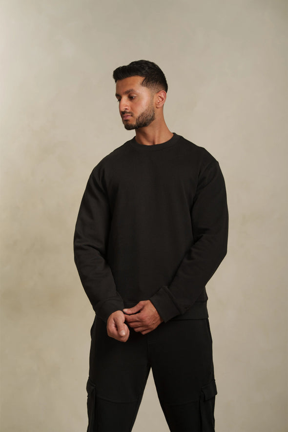 The Black Crew Neck Sweat