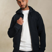 The Navy Zip-Through Hoodie
