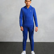 Studio A Clothing - Boy's Blue Panel Stitch Joggers (Julian)