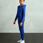 Studio A Clothing - Boy's Blue Panel Stitch Joggers (Julian)