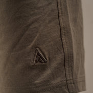 Junior Linen Blend Shorts Khaki