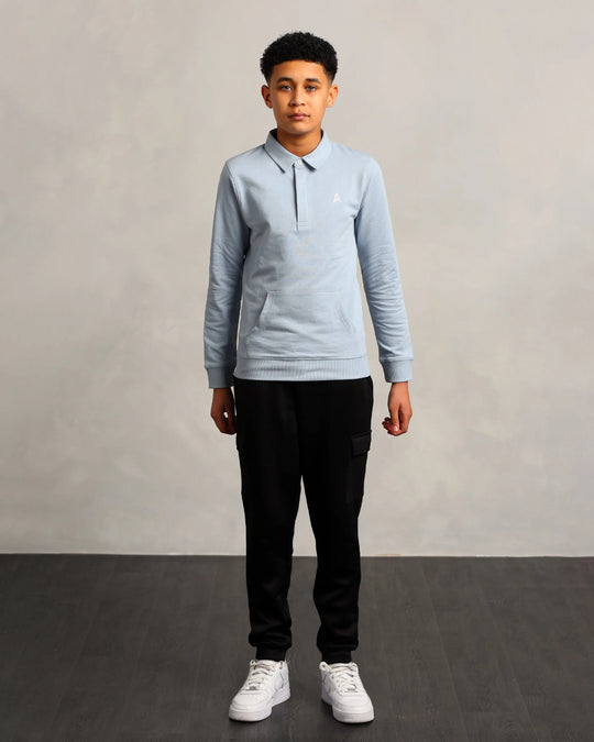 Studio A Clothing - Boy's Baby Blue Rugby (Micheal)