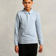 Studio A Clothing - Boy's Baby Blue Rugby (Micheal)