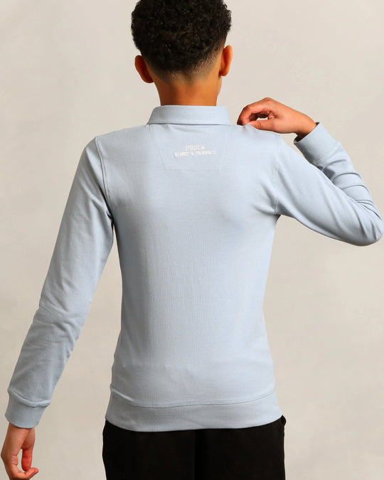 Studio A Clothing - Boy's Baby Blue Rugby (Micheal)