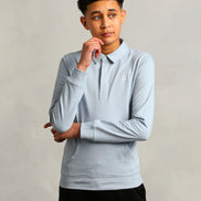 Studio A Clothing - Boy's Baby Blue Rugby (Micheal)