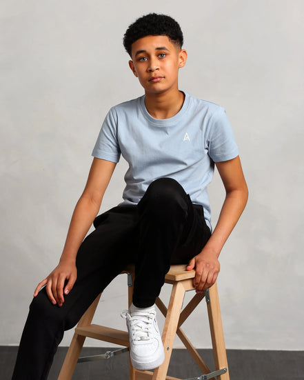 Boy's Baby Blue T-Shirt (Micheal)