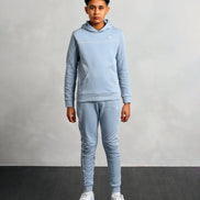 Studio A Clothing - Boy's Baby Blue Cross-Stitch Hoodie (Micheal)
