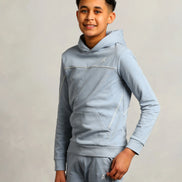 Studio A Clothing - Boy's Baby Blue Cross-Stitch Joggers (Micheal)
