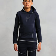Boy's Navy Logo Shorts (Nathan)