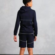 Boy's Navy Logo Shorts (Nathan)