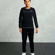 Studio A Clothing - Boy's Black Stitched Sweatshirt (Neil)
