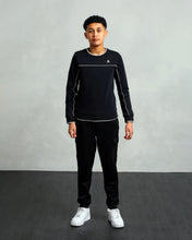 Load image into Gallery viewer, Boy&#39;s Black Stitched Sweatshirt (Neil)
