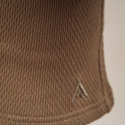 Junior Popcorn Textured Shorts Khaki