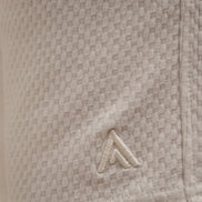 Junior Popcorn Textured Shorts White
