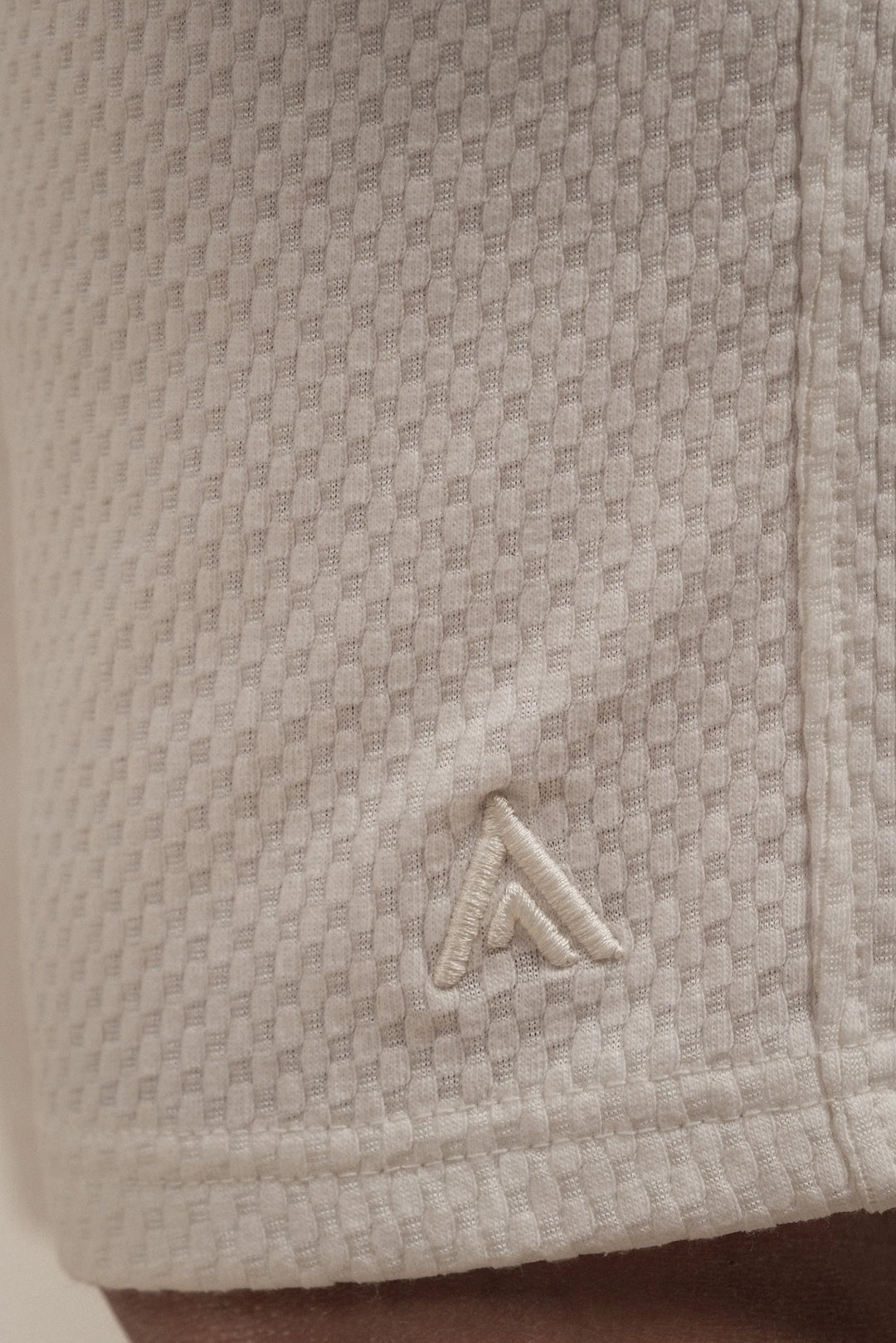 Junior Popcorn Textured Shorts White