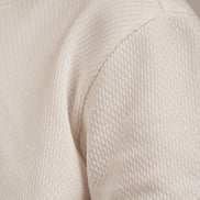 Junior Popcorn Textured T-Shirt White