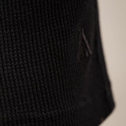 Junior Waffle Textured Shorts Black