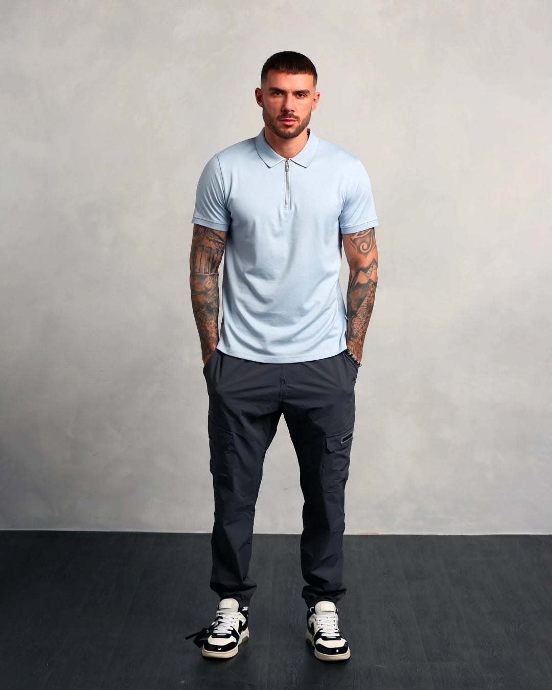Studio A Clothing - Men's Baby Blue Polo (Tom)