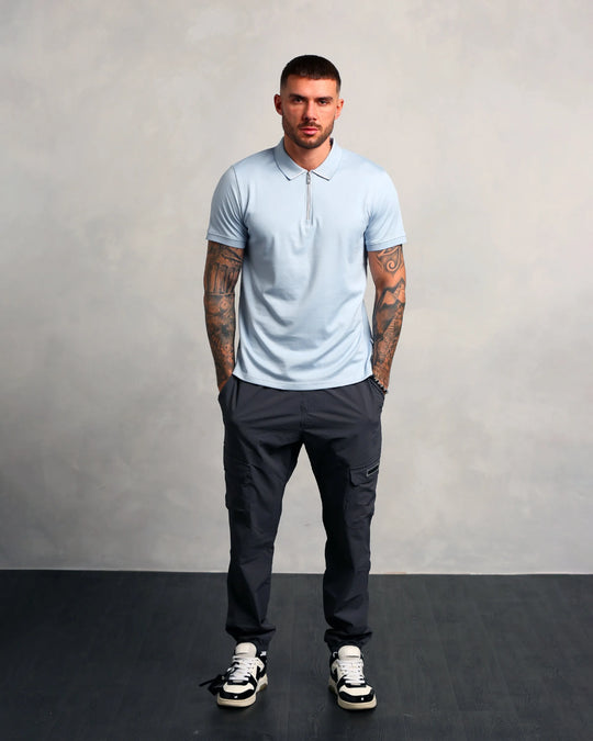 Studio A Clothing - Men's Baby Blue Polo (Tom)