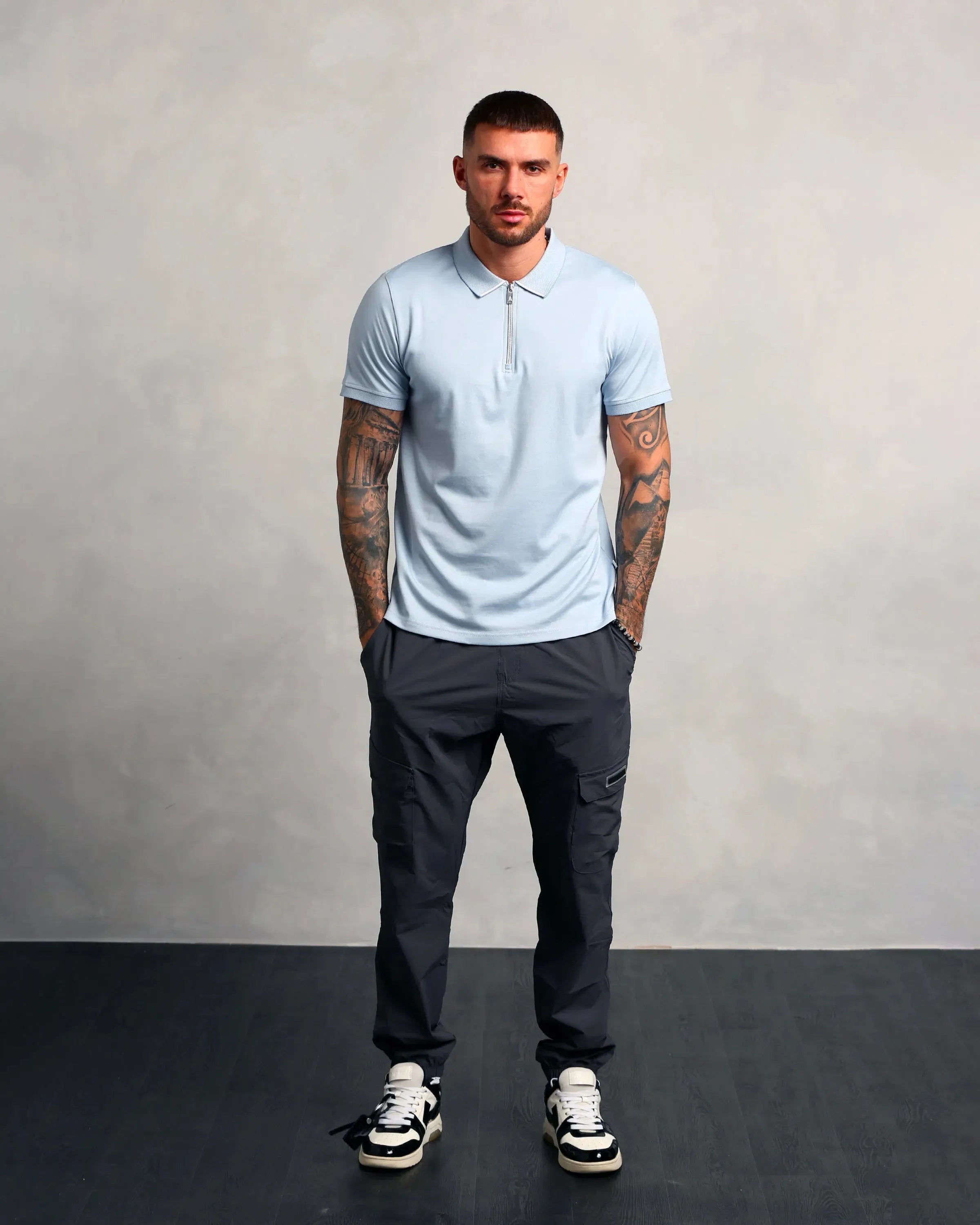Studio A Clothing - Men's Baby Blue Polo (Tom)