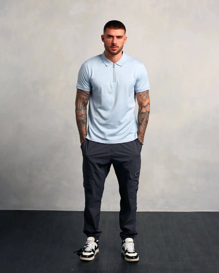 Studio A Clothing - Men's Baby Blue Polo (Tom)