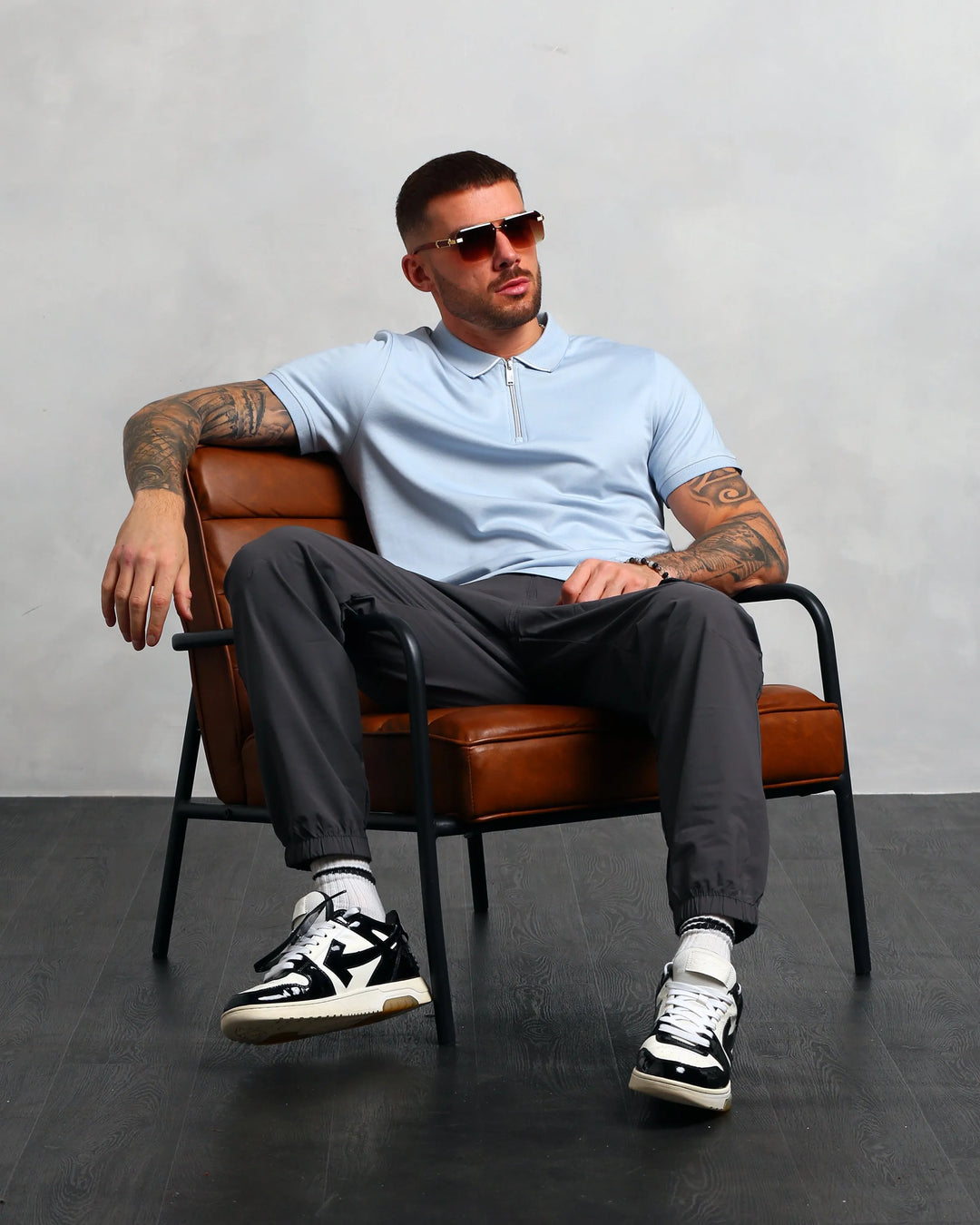 Studio A Clothing - Men's Baby Blue Polo (Tom)