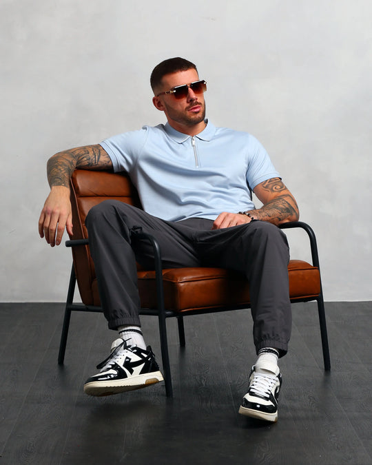 Studio A Clothing - Men's Baby Blue Polo (Tom)