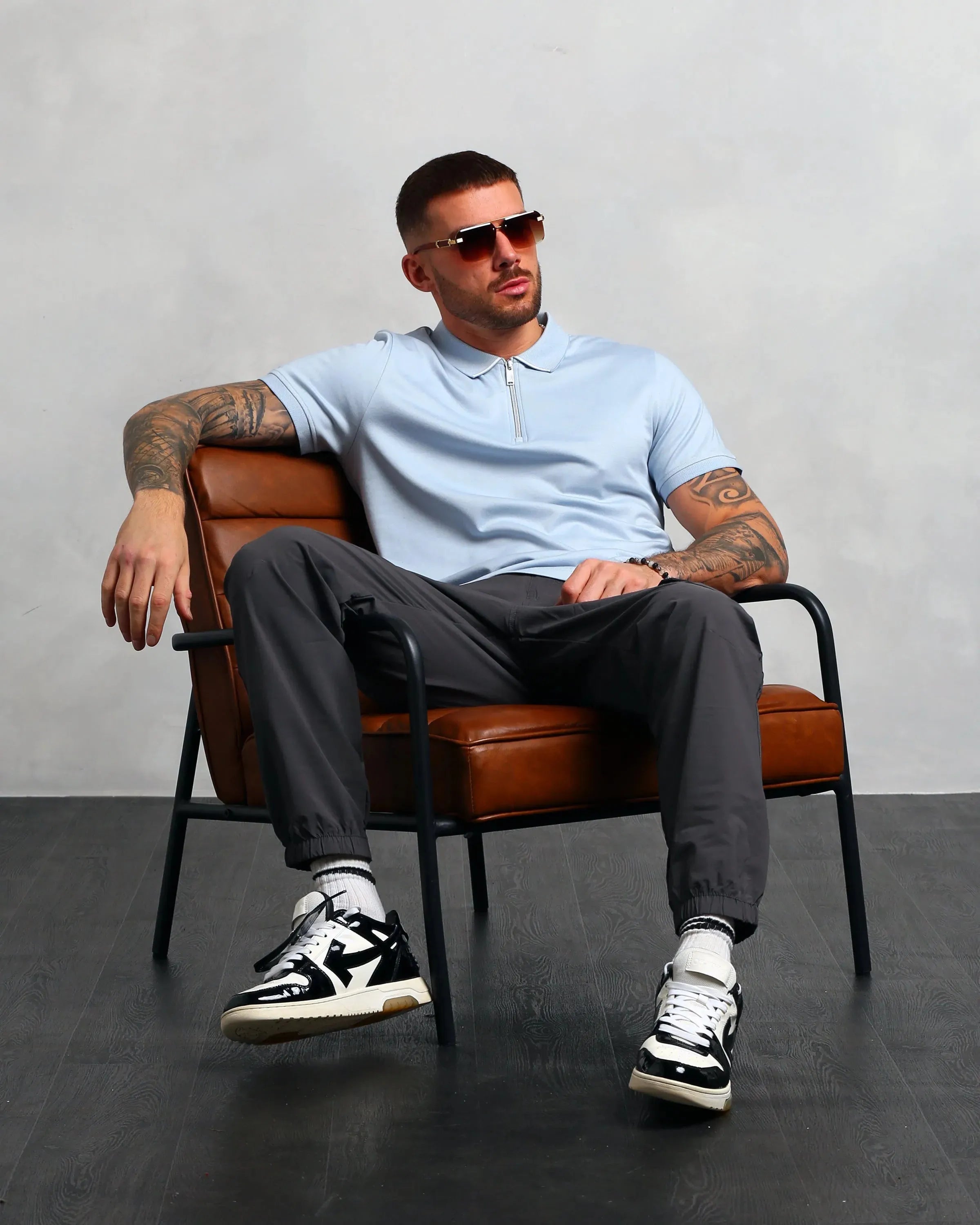 Studio A Clothing - Men's Baby Blue Polo (Tom)