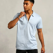 Studio A Clothing - Men's Baby Blue Polo (Tom)
