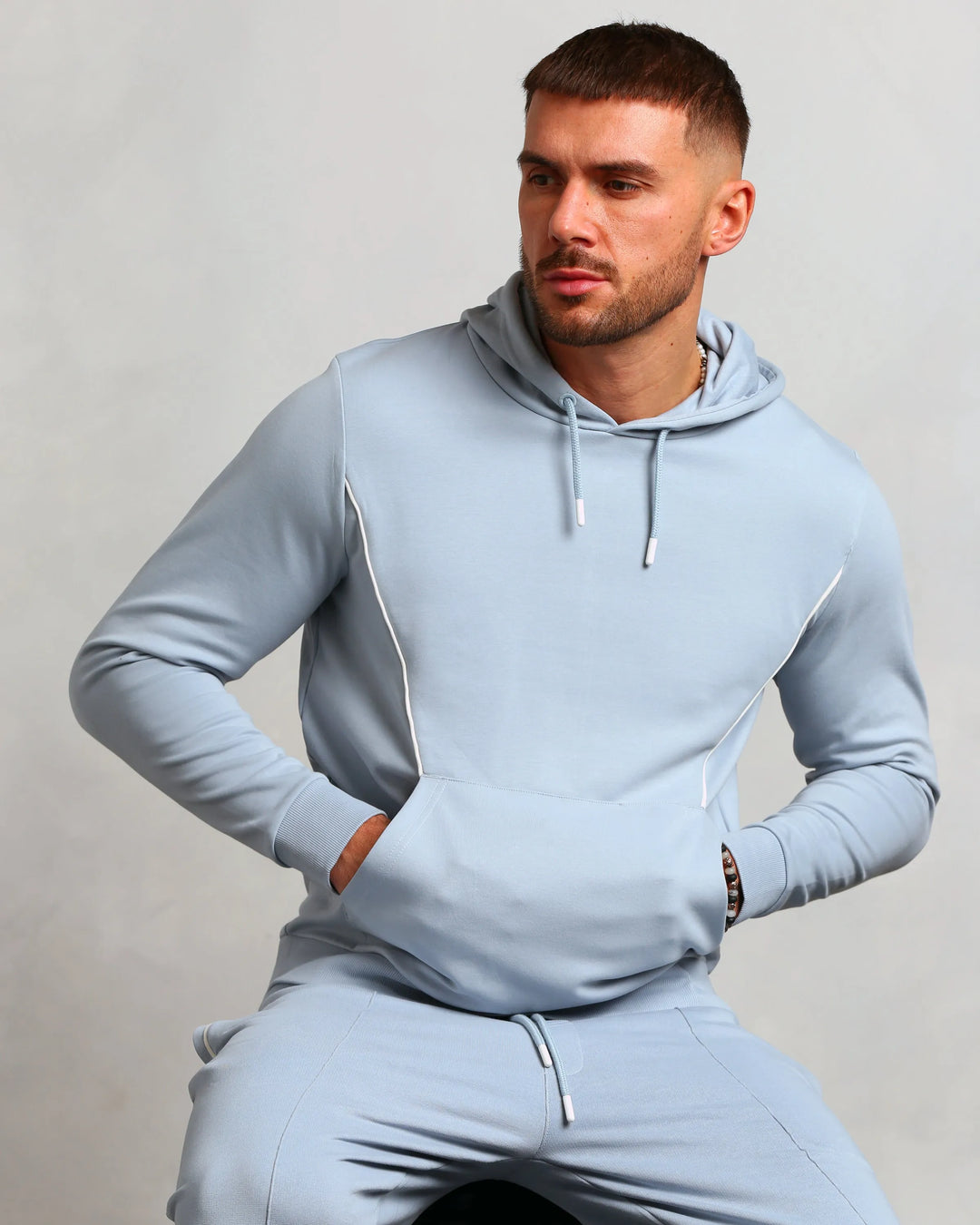 Studio A Clothing - Men's Baby Blue Hoodie (Tom)